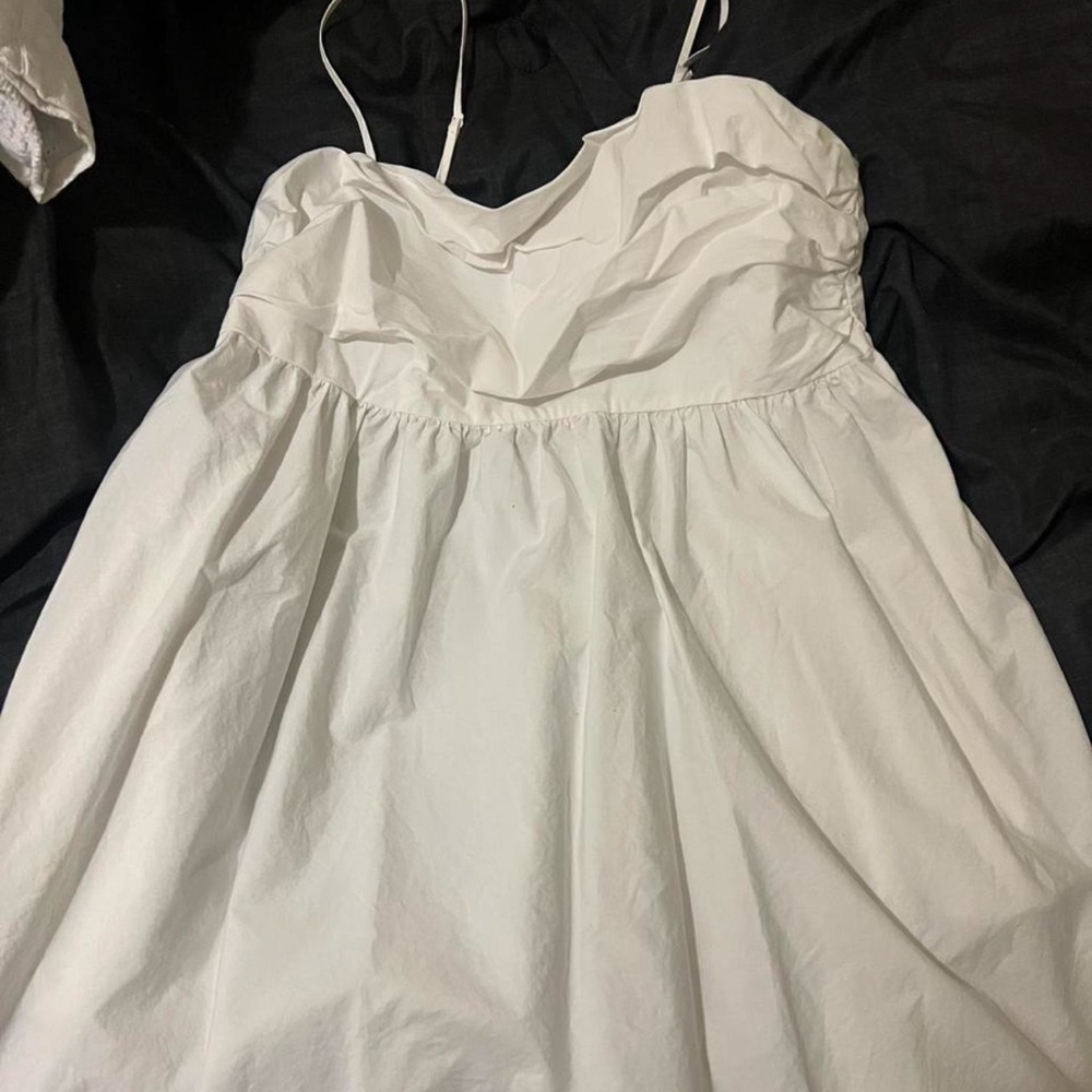 White mini dress